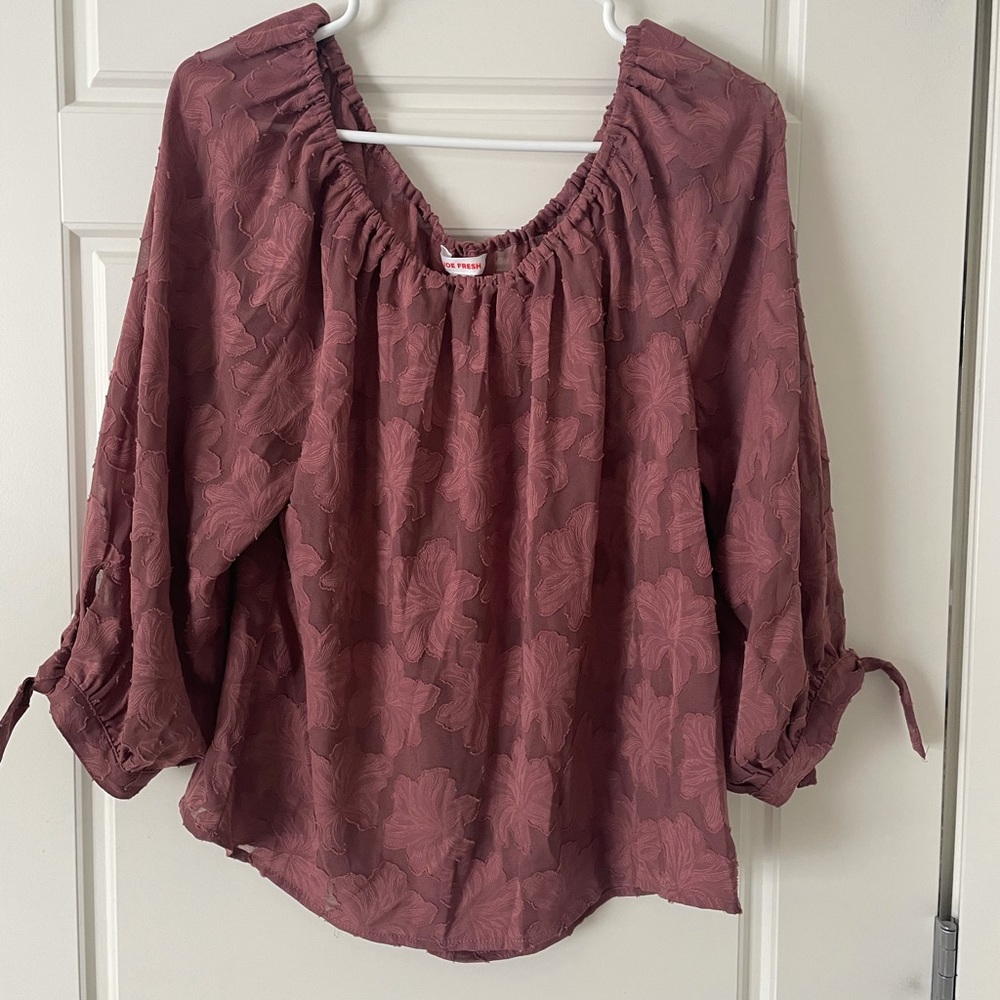 Off the shoulder top